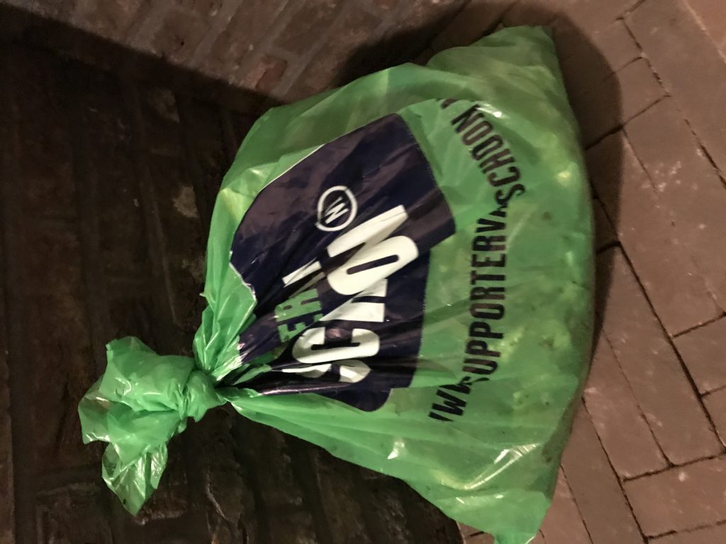 amount of bags collected