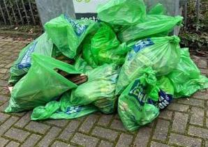 amount of bags collected